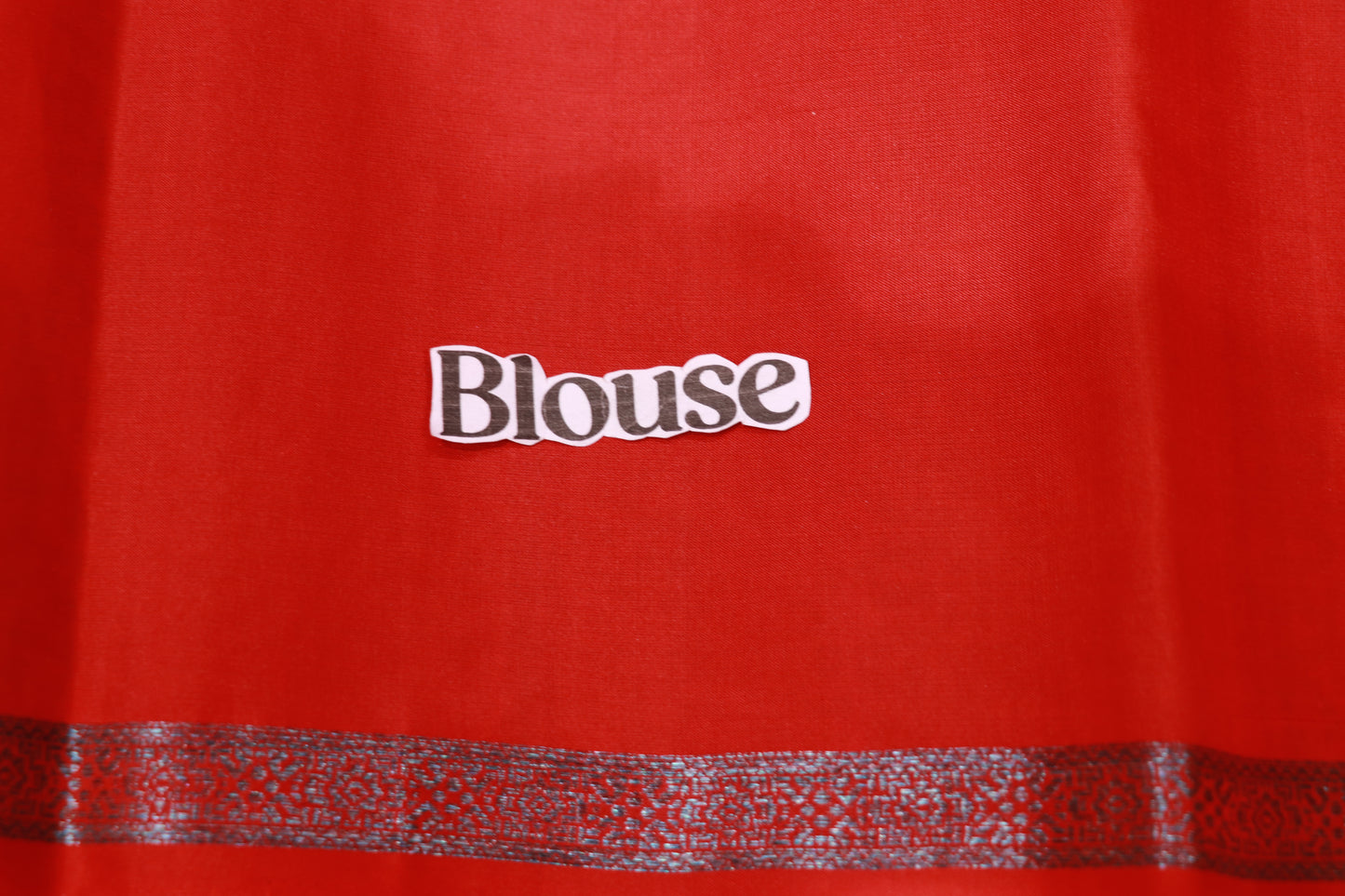 Pure Silk saree  Red Colour