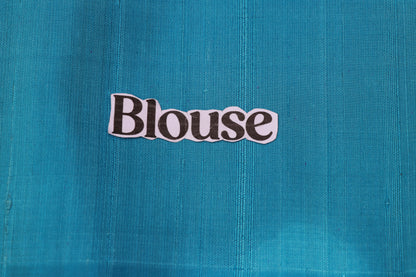 Pure Silk saree  Blue Colour
