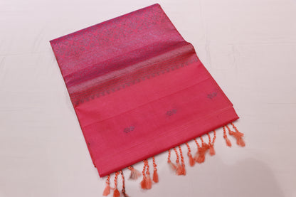 Pure Silk Saree Pink Colour