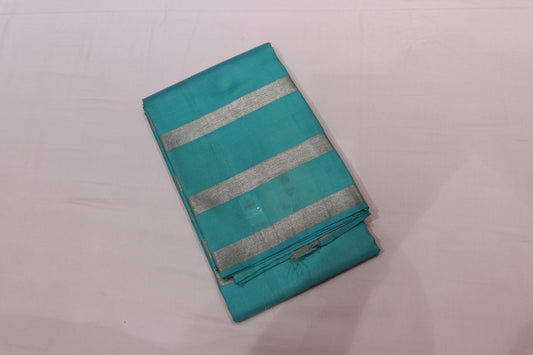 Pure silk saree Sky  Blue  Colour