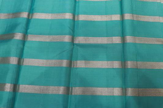 Pure silk saree Sky  Blue  Colour
