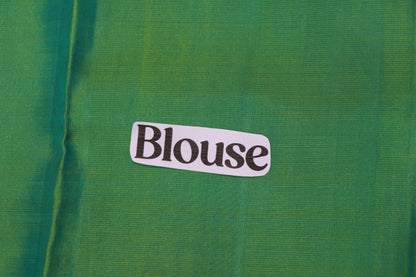 Pure silk saree    Black  saree  Green  Blouse