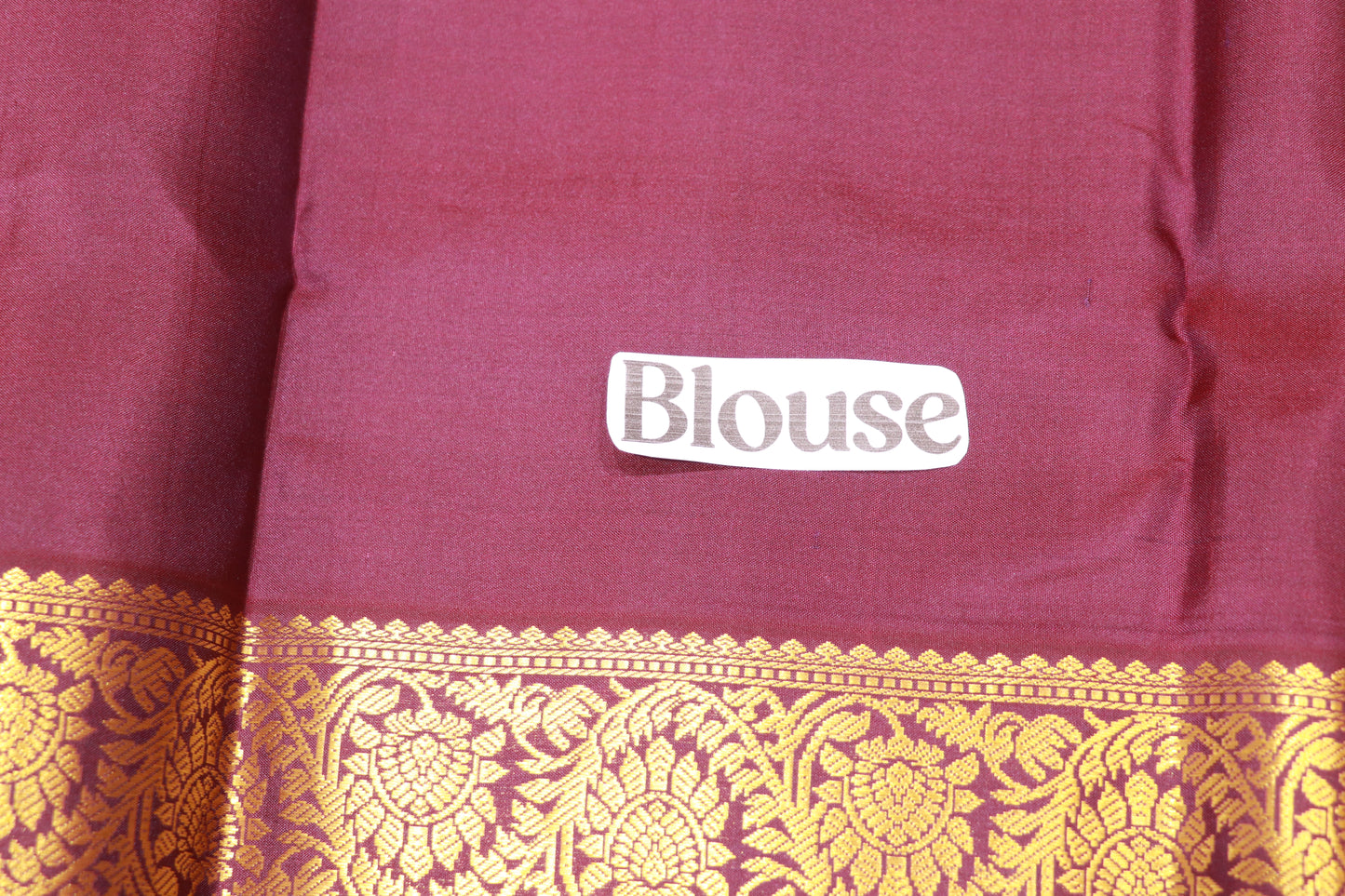 Pure Silk Saree Gold  Colour