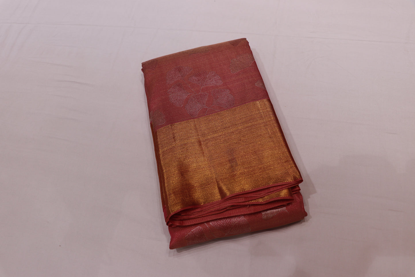 Pure Silk Saree   Pink  Colour