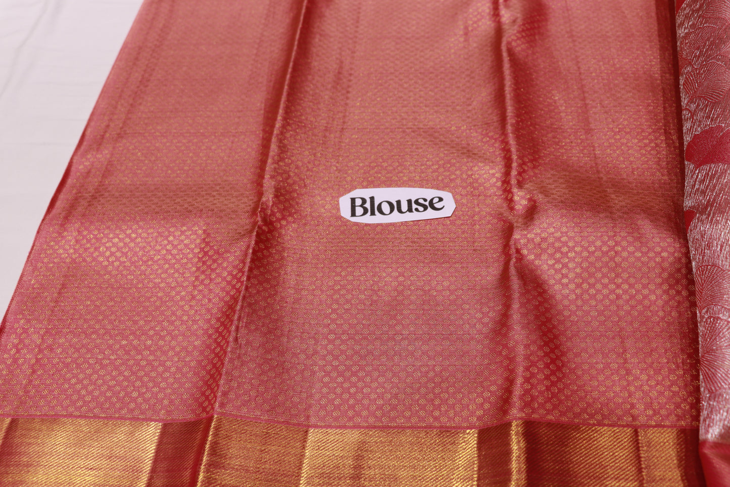 Pure Silk Saree   Pink  Colour