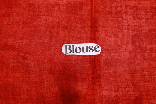 Cotton Saree Red Colour