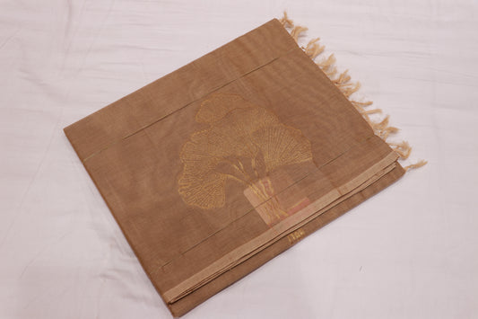 Cotton Saree Sandel Colour - Vaishali Silks