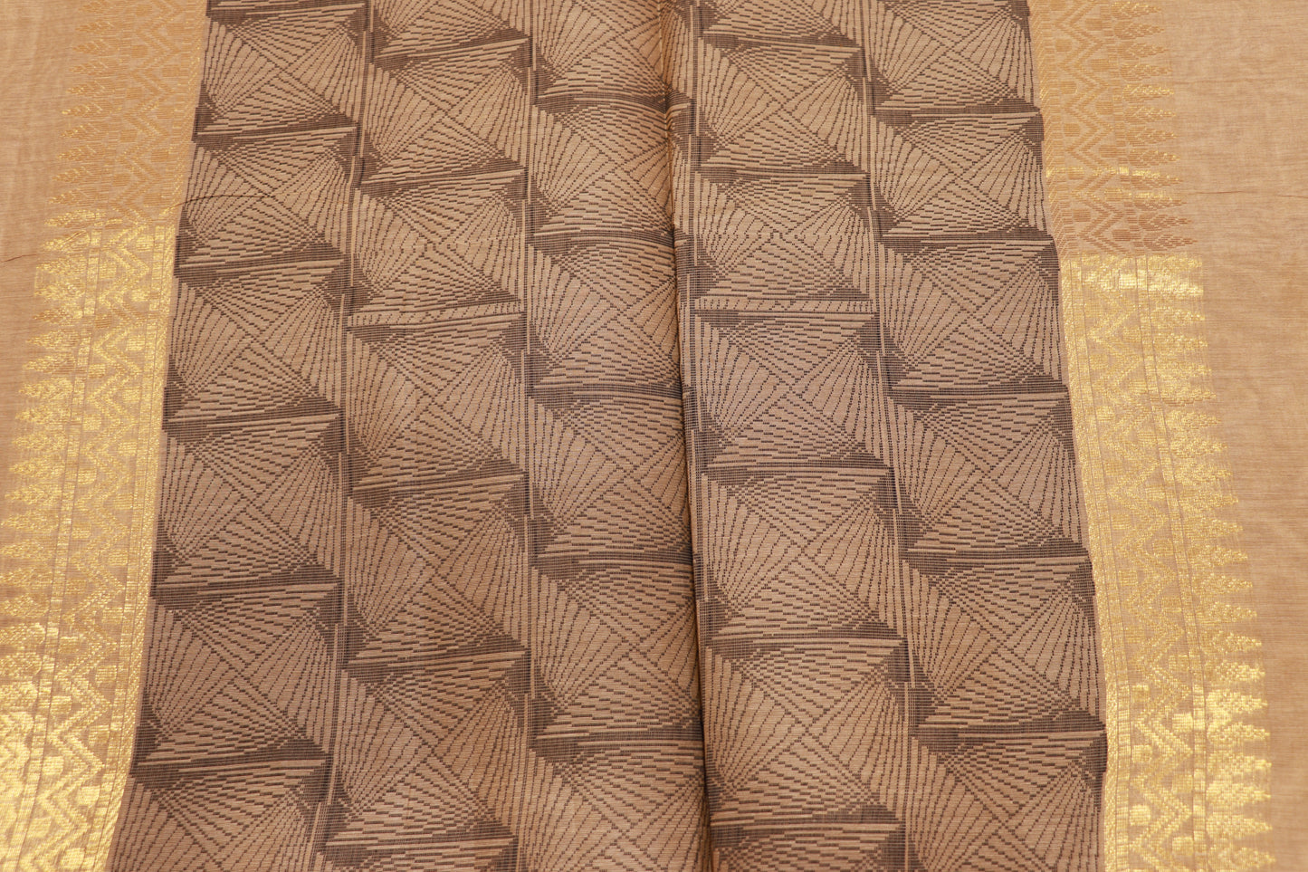 Cotton Saree Sandel Colour - Vaishali Silks