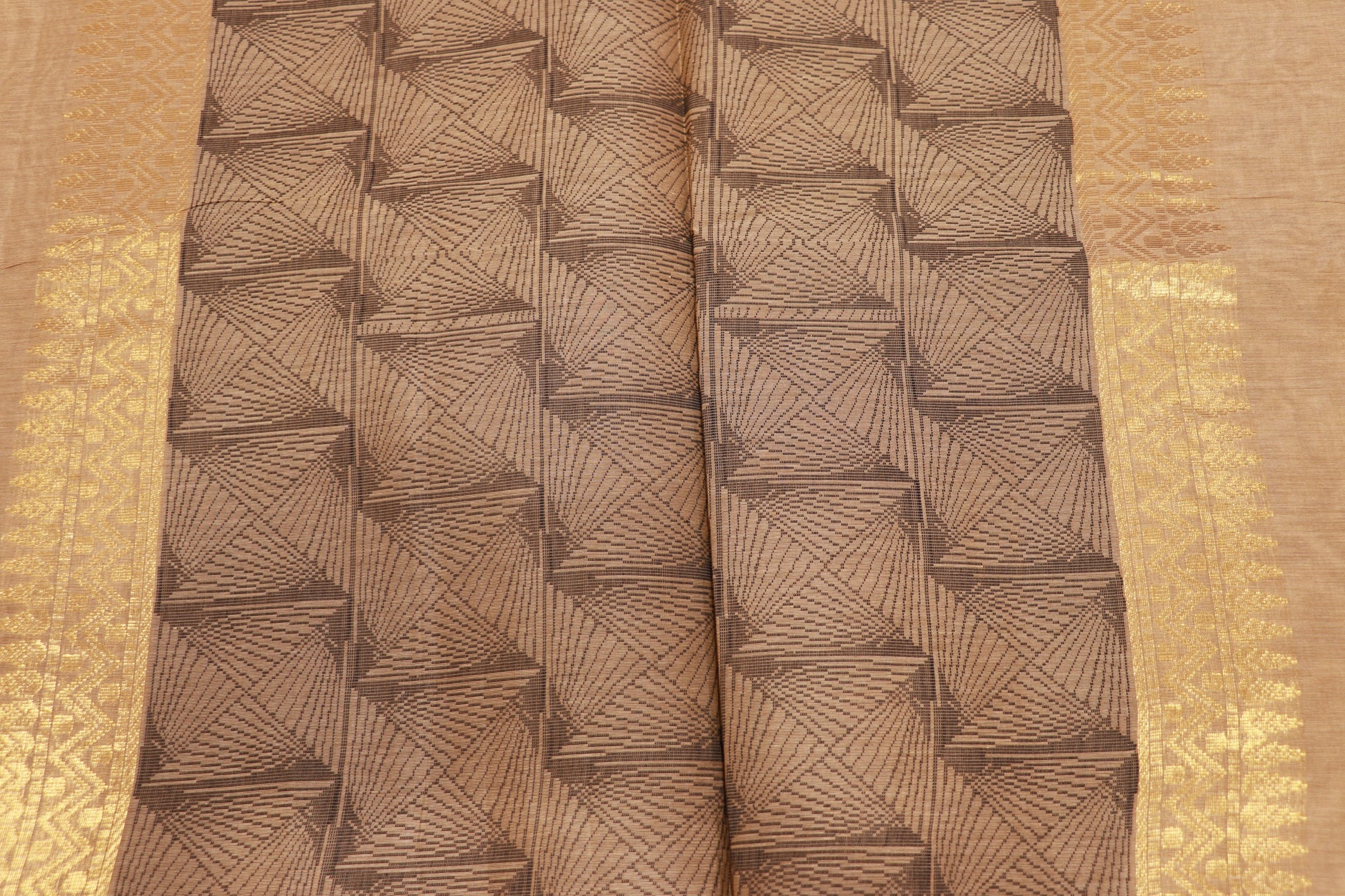 Cotton Saree Sandel Colour - Vaishali Silks