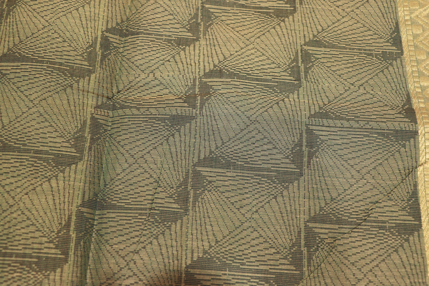 Cotton Saree Light Green colour - Vaishali Silks