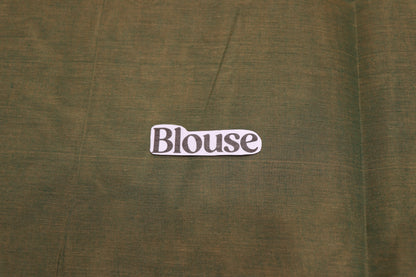 Cotton Saree Light Green colour - Vaishali Silks