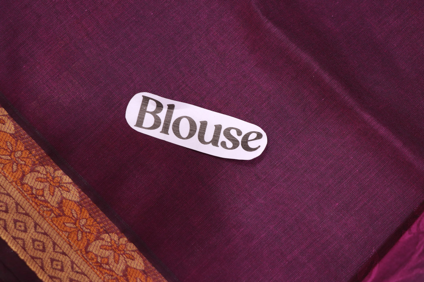 Cotton Saree Voilet Colour - Vaishali Silks