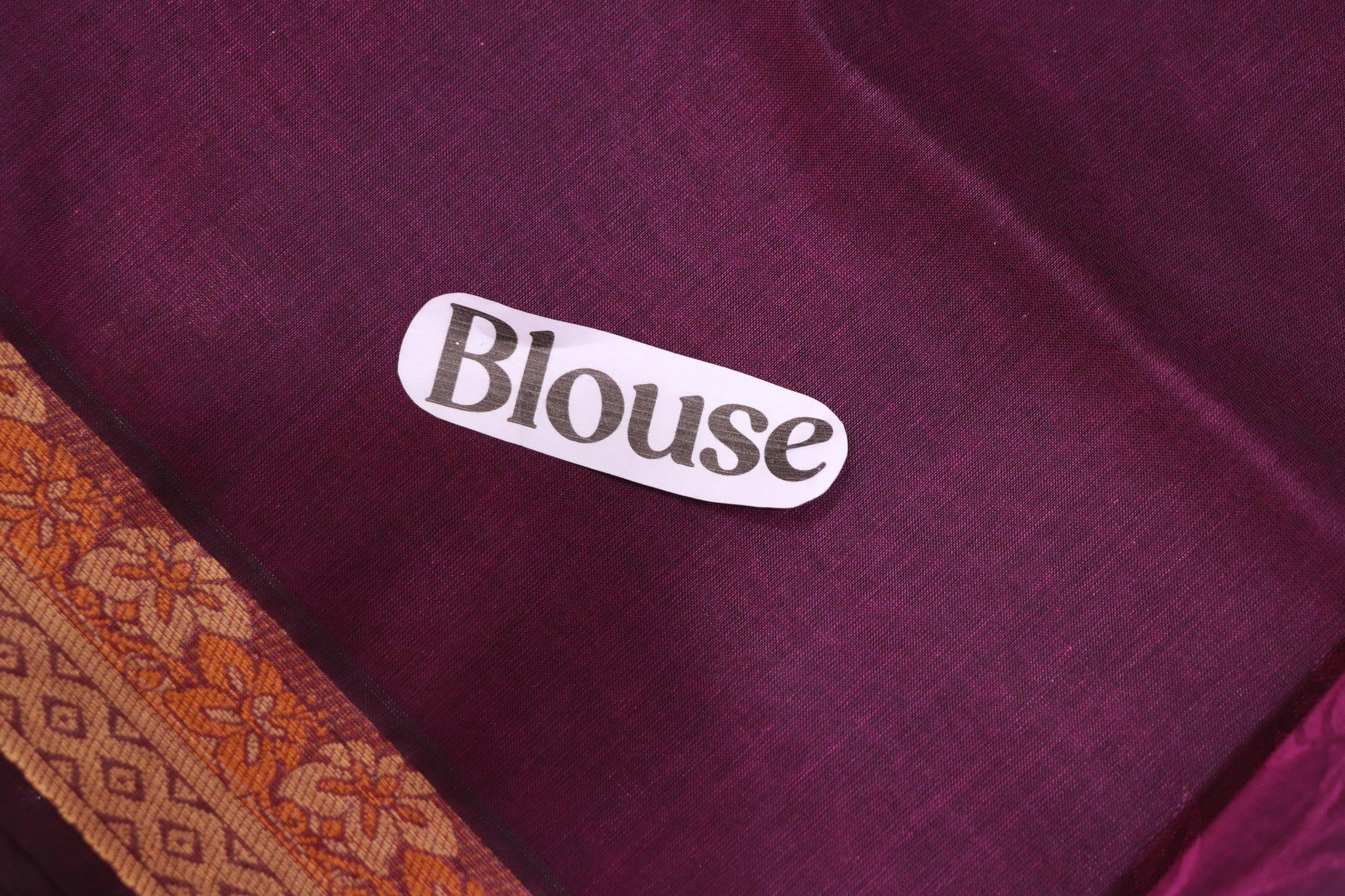 Cotton Saree Voilet Colour - Vaishali Silks
