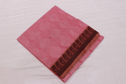 Cotton Saree  Pink Colour