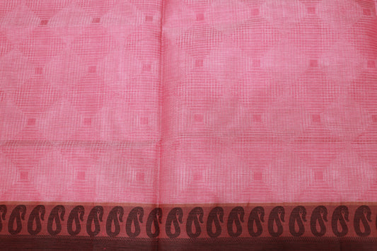 Cotton Saree  Pink Colour