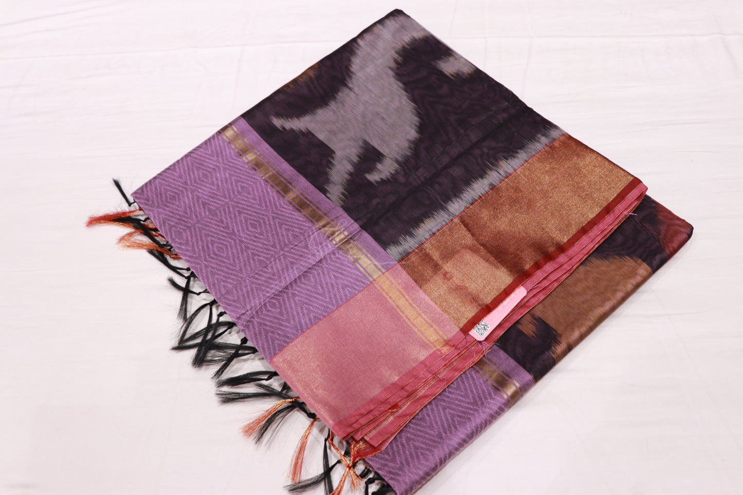 Cotton Saree Lavender Pochamalli Design
