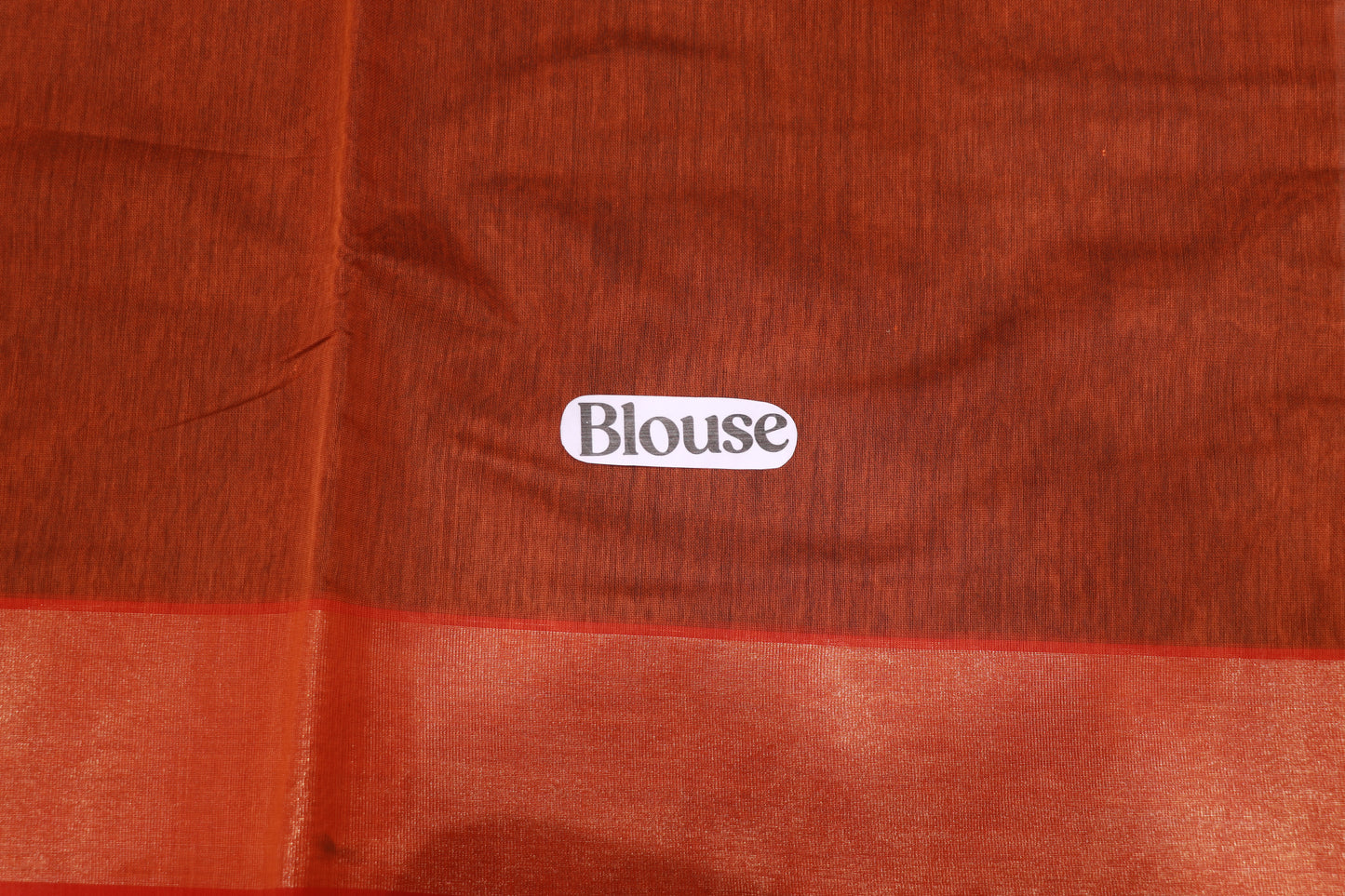 Cotton Saree Orange  Pochamalli Design