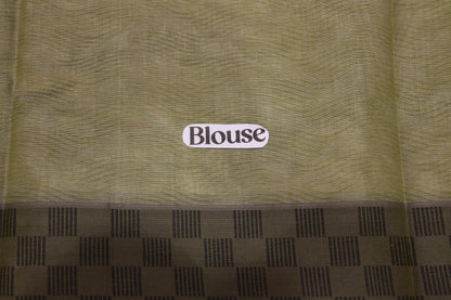 Cotton Saree Pista Green Colour