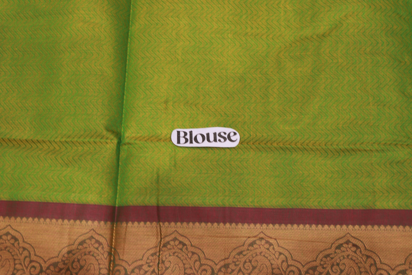 Cotton Saree Parrot Green Colour
