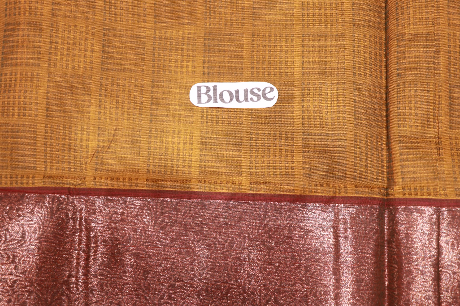 Cotton Saree Mustard Colour - Vaishali Silks