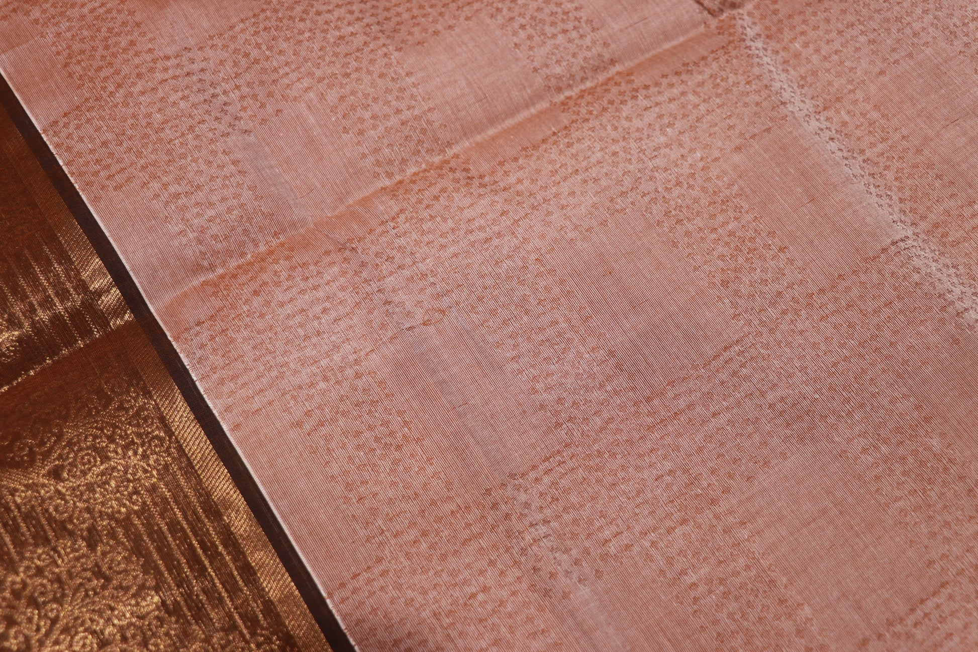 Cotton Saree  Honey Colour - Vaishali Silks