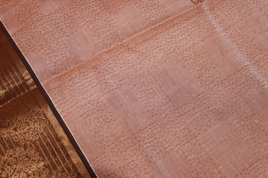 Cotton Saree  Honey Colour - Vaishali Silks