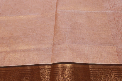Cotton Saree  Honey Colour - Vaishali Silks