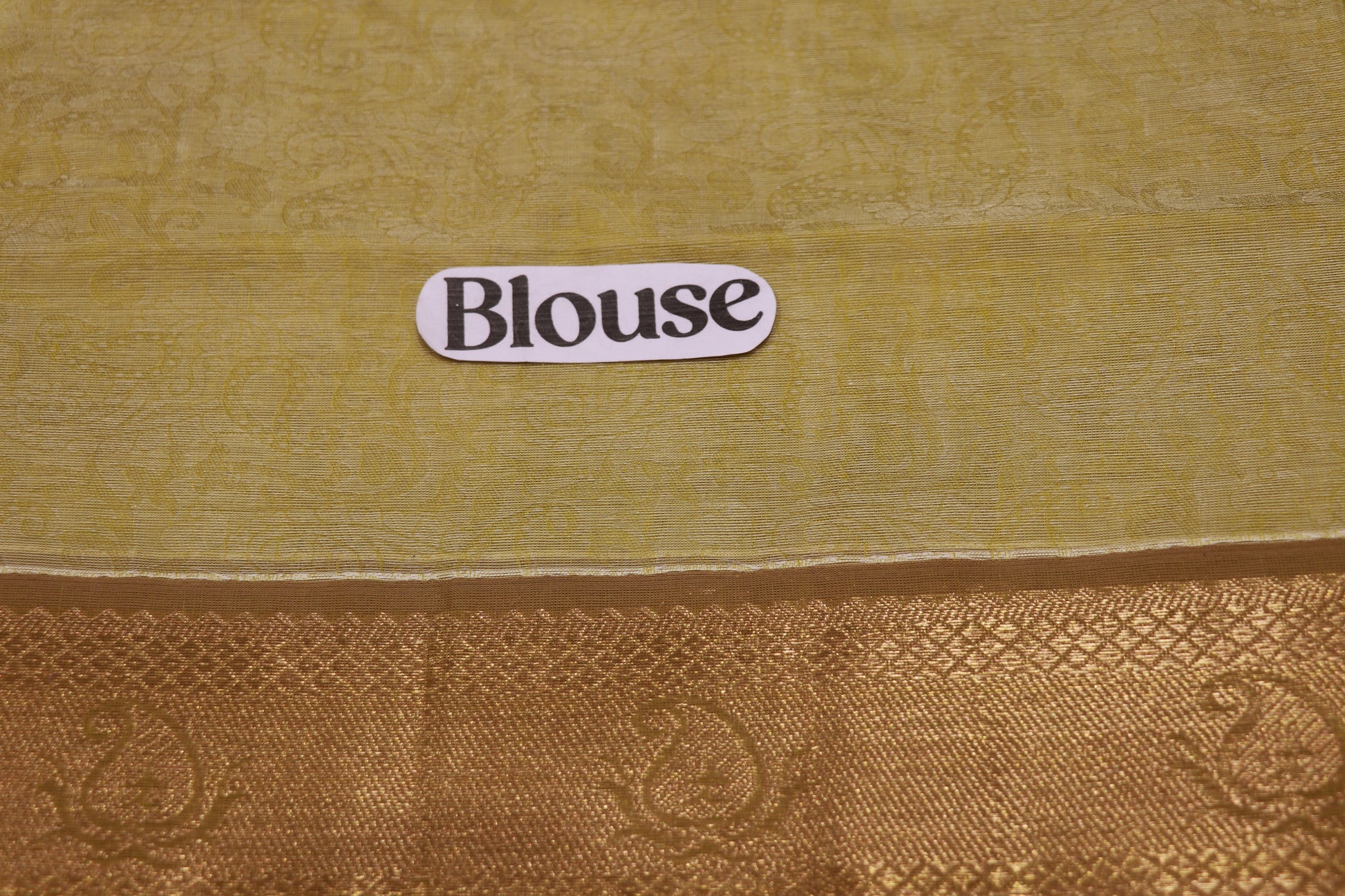 Cotton Saree Pista  Green  Colour - Vaishali Silks