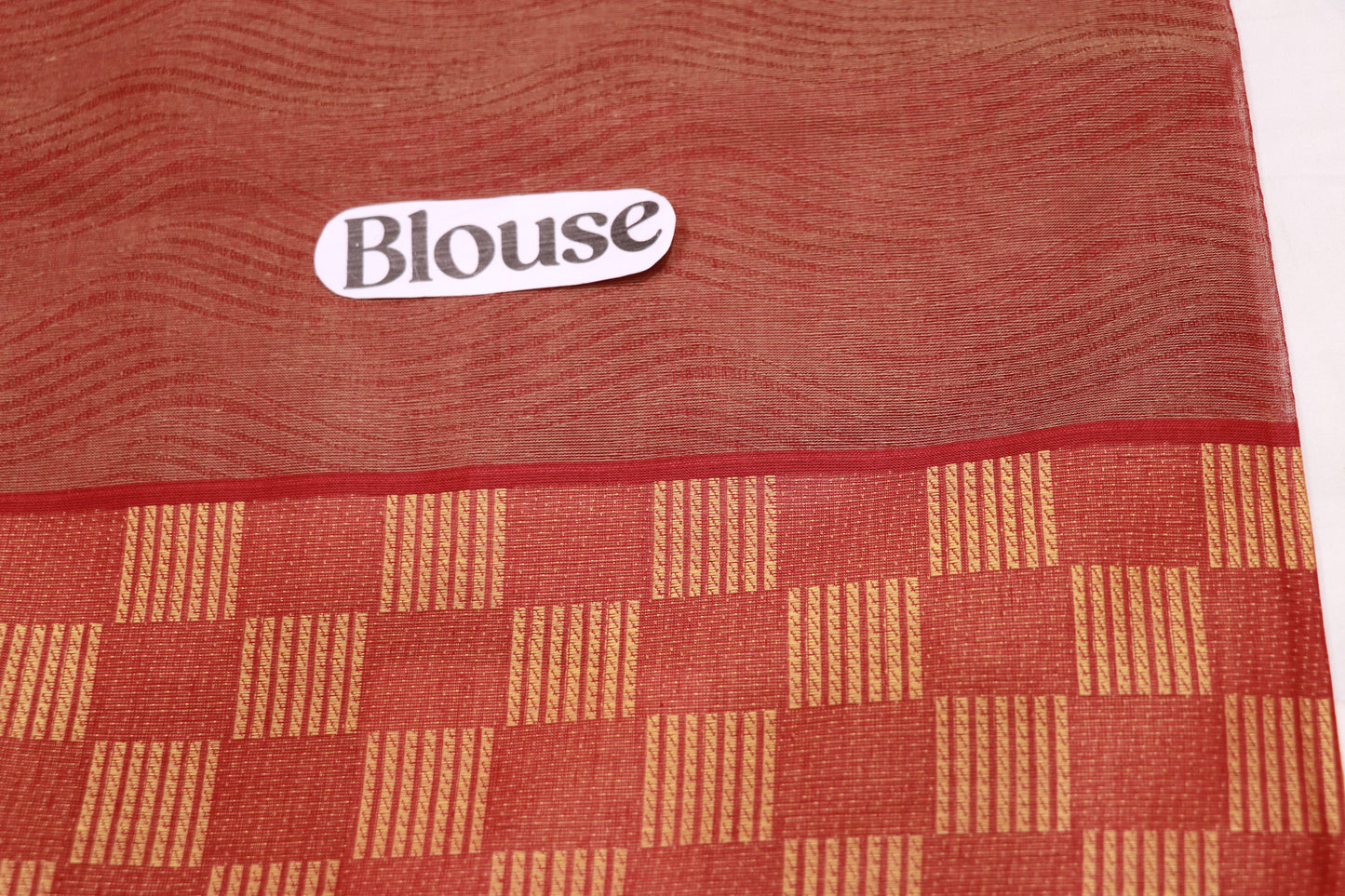 Cotton Saree  Maroon  Colour - Vaishali Silks