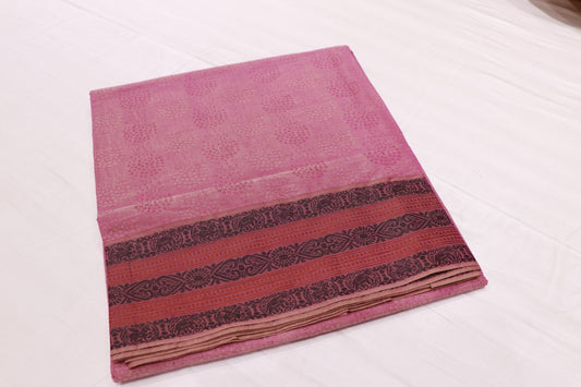 Cotton Saree purple Cotton - Vaishali Silks
