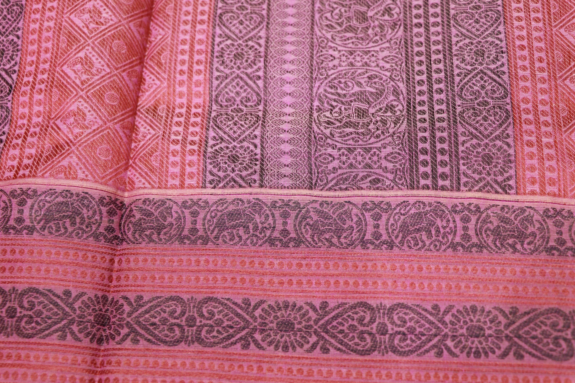 Cotton Saree purple Cotton - Vaishali Silks