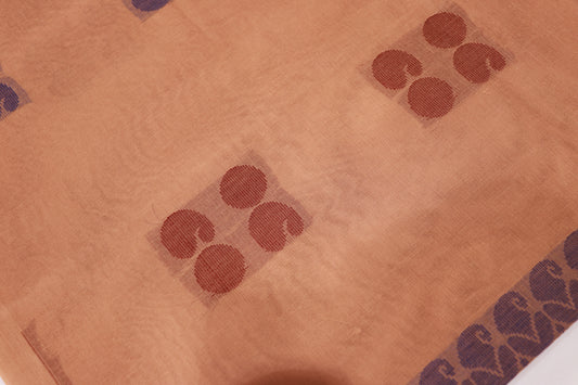 Cotton Saree Sandal Colour - Vaishali Silks