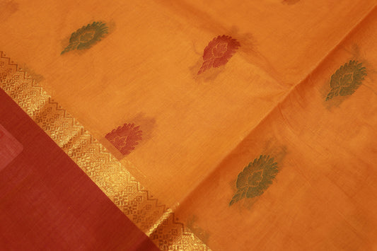 Cotton Saree Yello Colour - Vaishali Silks