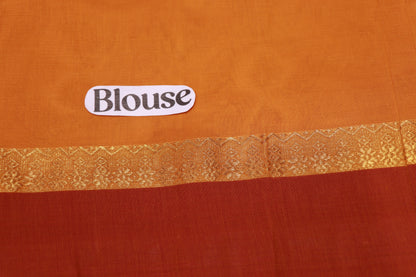 Cotton Saree Yello Colour - Vaishali Silks