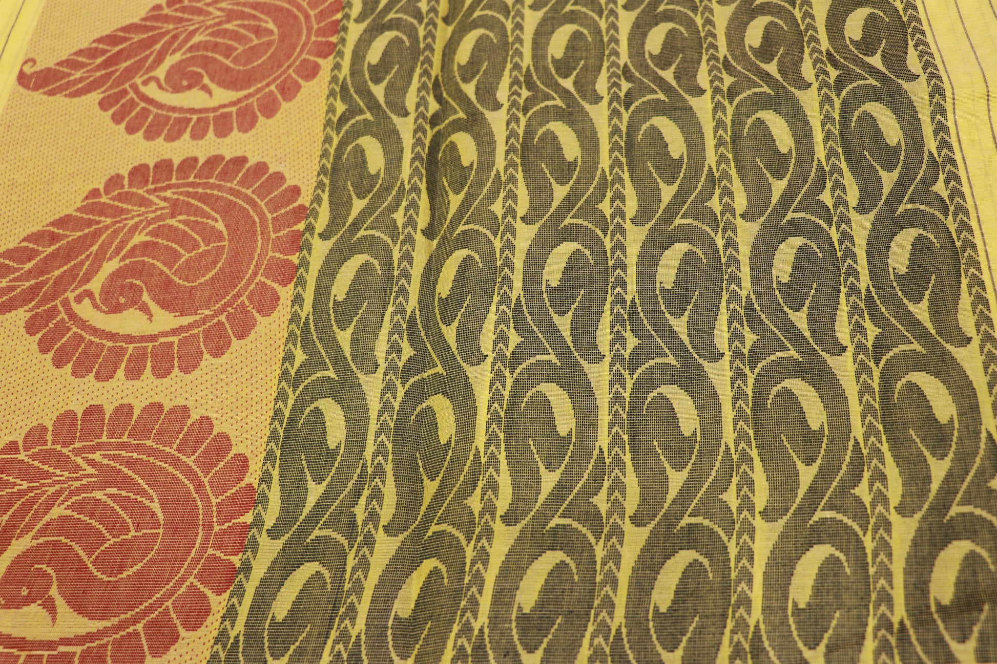 Cotton  Saree Light Green  Colour - Vaishali Silks