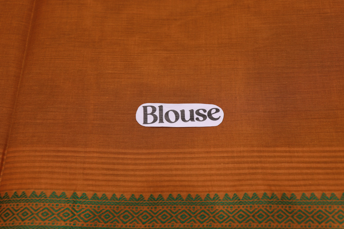 Cotton  Saree  Yellow  With  Green - Vaishali Silks