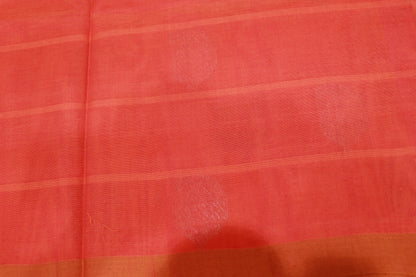 Cotton  Saree  Peach Colour - Vaishali Silks