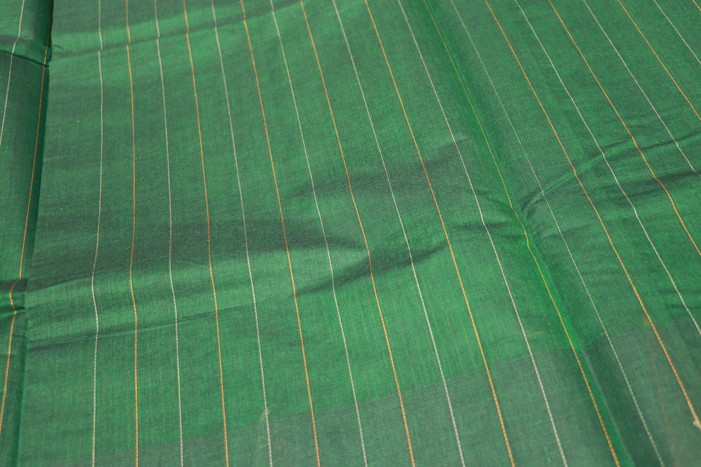 Cotton  Saree Green colour - Vaishali Silks
