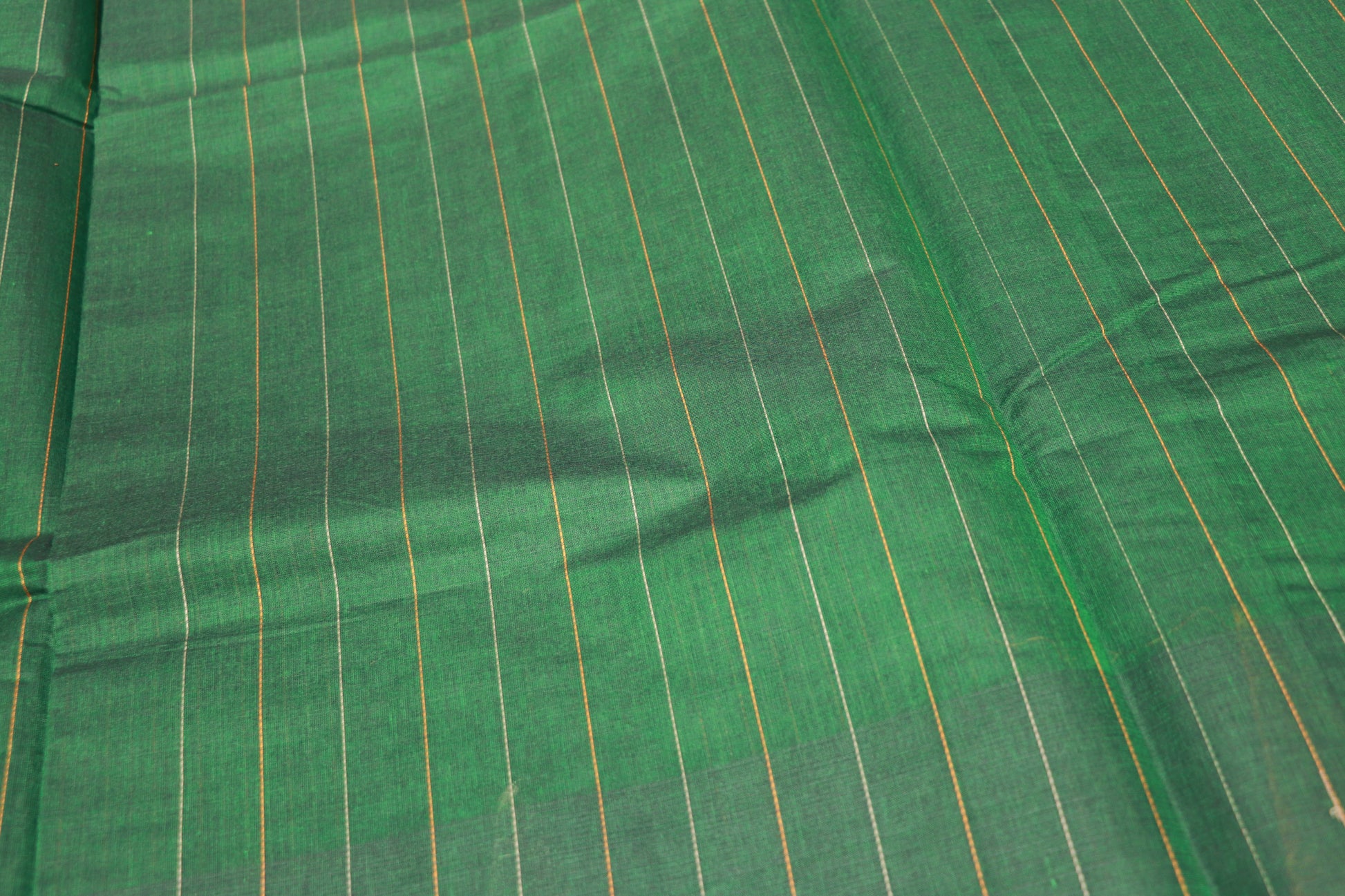 Cotton  Saree Green colour - Vaishali Silks