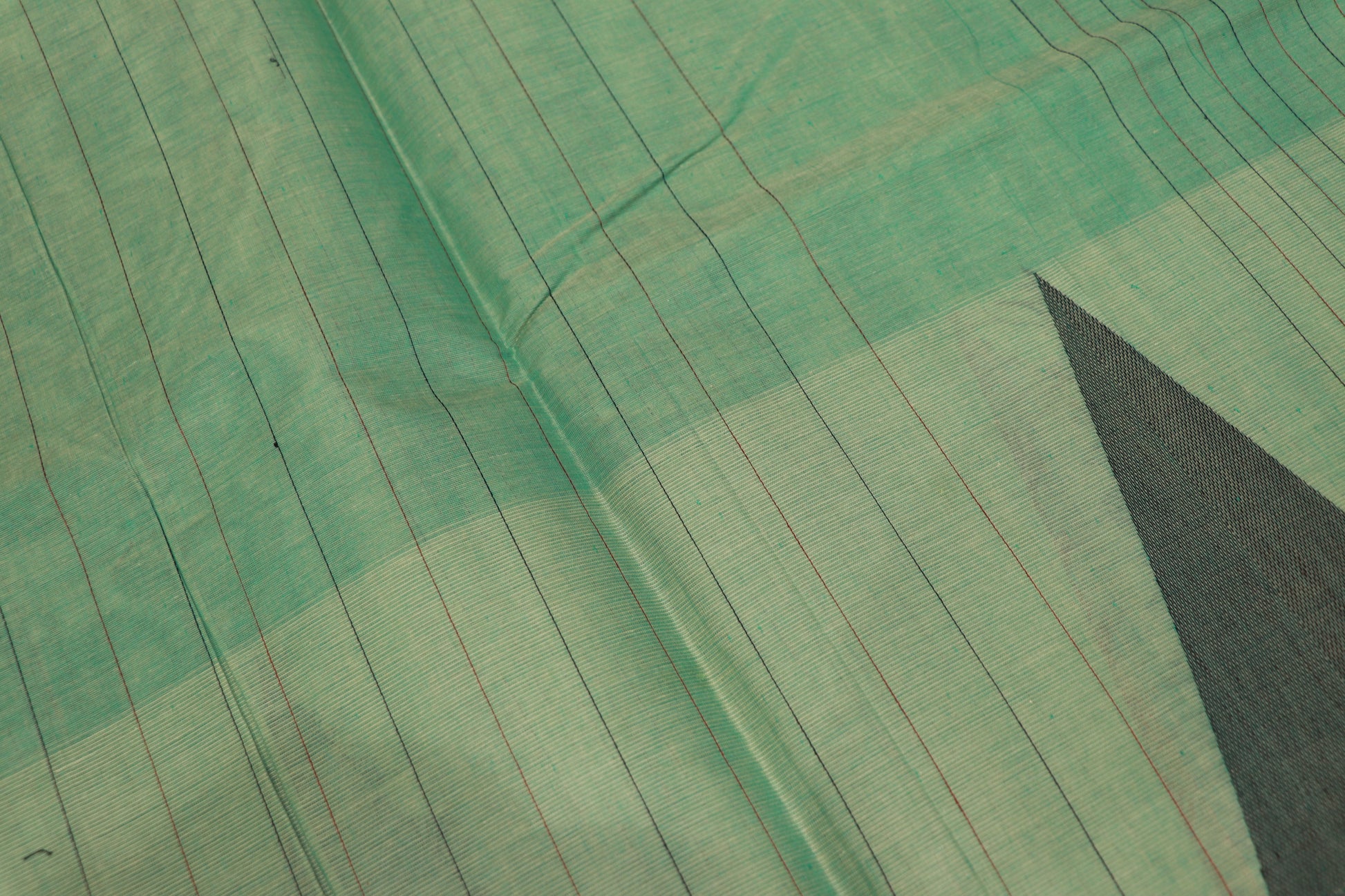 Cotton Saree Green  Colour - Vaishali Silks