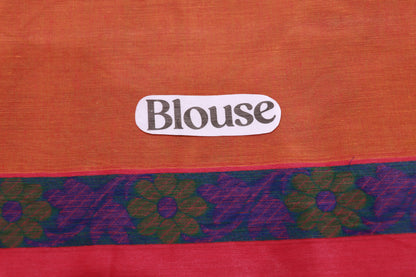 Cotton Saree  Green Colour - Vaishali Silks