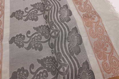 Cotton Saree Gray Colour