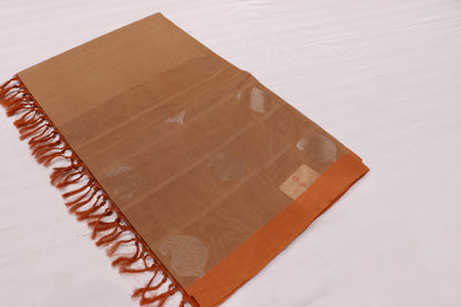 Cotton Saree Sandel Colour - Vaishali Silks
