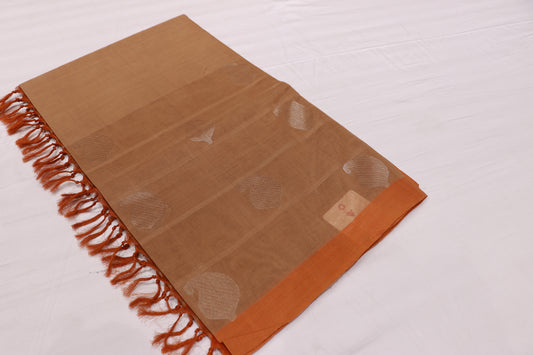 Cotton Saree Sandel Colour - Vaishali Silks