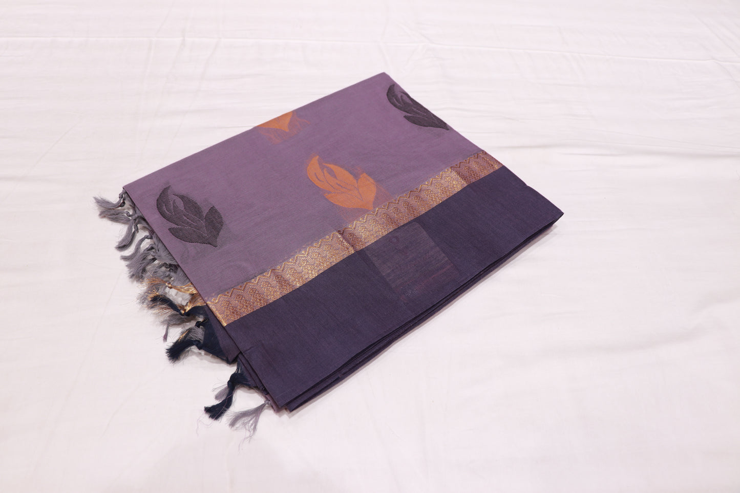 Cotton Saree  Grey Colour