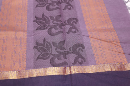 Cotton Saree  Grey Colour