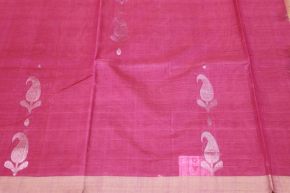 Cotton  Saree Pink colour - Vaishali Silks