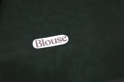 Cotton Saree Green Colour - Vaishali Silks