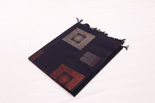 Cotton Saree Blue Colour - Vaishali Silks