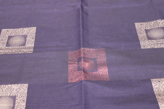 Cotton Saree Blue Colour - Vaishali Silks